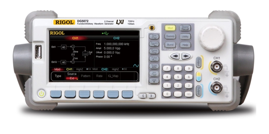 Rigol DG5072 Arbitrary Waveform Function Generator 70 Mhz 2 channel (used)